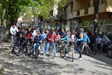 Велосипедско дефиле по повод Меѓународниот ден без автомобили