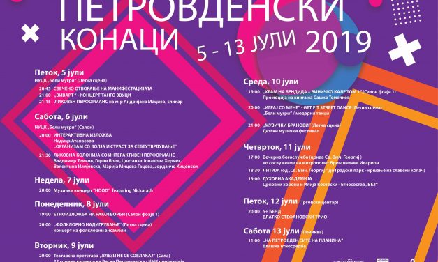 Од 5 до 13 јули во Кочани ќе се одржи културната манифестација „Петровденски конаци“