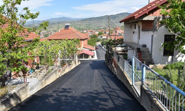 Асфалтирани пет улици во Оризари и Тркање