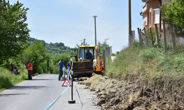 Замена на дел од главната водоводна линија за селото Бели