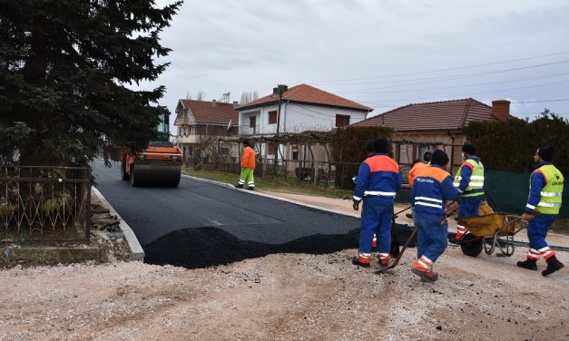 Асфалтирани улици во селата Горни Подлог и Оризари