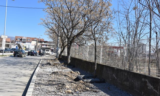 Се реконструираат тротоарите на улиците „Тодосија Паунов“ и „Кирил Ѕ’мбов