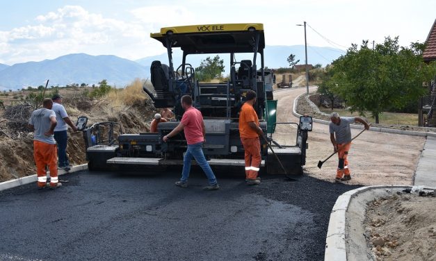 Се асфалтира улицата „Царка Ѓорѓиева“ во Оризари