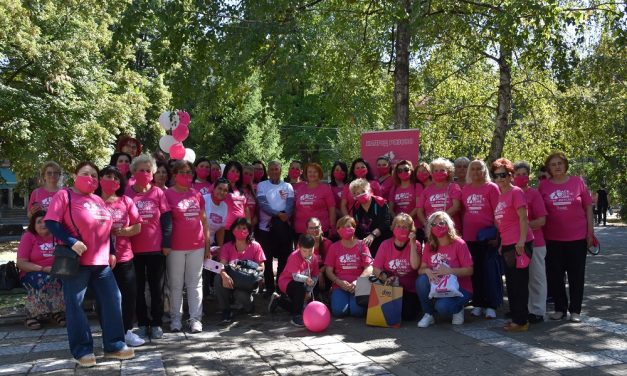 Розова прошетка во Кочани за поддршка на болните од рак на дојка