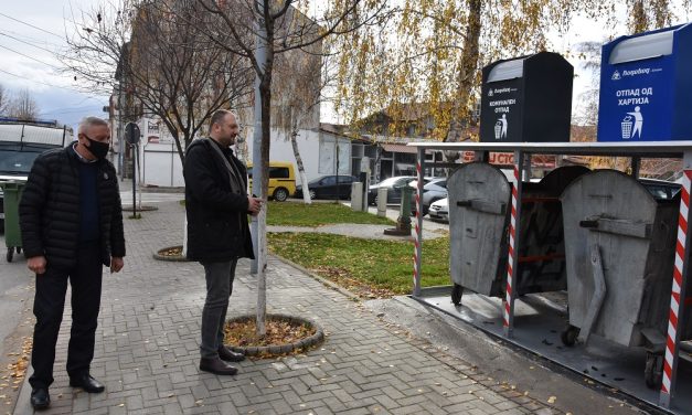 Ставени во функција дел од подземните контејнери во центарот на Кочани