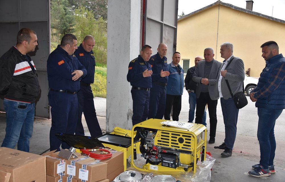 Распределена нова противпожарна опрема на ТППЕ – Кочани