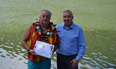 Празничен пливачки маратон на Бошко Илиев на езерото Гратче