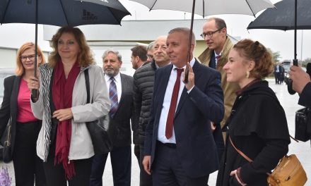 Висока швајцарска делегација во посета на Општина Кочани и Пречистителната станица за отпадни води во с. Мојанци