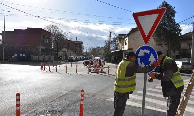 Изградбата на новиот кружен тек кај Стришанска чешма е во завршни фази