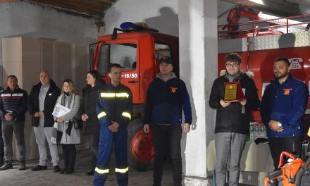Германската амбасада донираше техничка опрема за Доброволното противпожарно друштво – Кочани