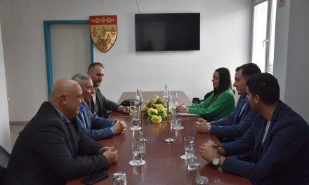 Дополнителниот заменик министер за информатичко општество и администрација, Стефан Андоновски во посета на Кочани
