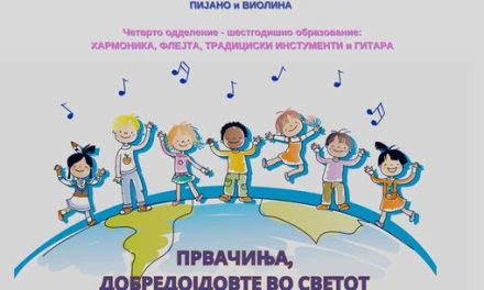 Уписи на ученици во Општинското основно музичко училиште „Ристо Јуруков“ – Кочани