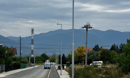 Јавно осветлување на улицата „Генерал Апостолски“ во Кочани