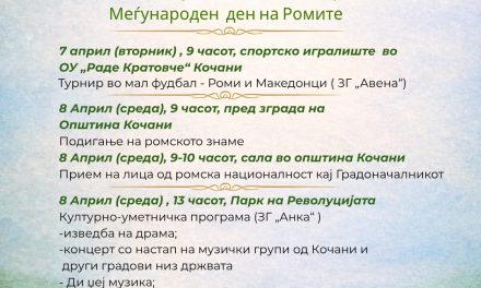 Започнува одбележувањето на Меѓународниот ден на Ромите
