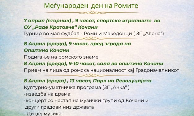 Започнува одбележувањето на Меѓународниот ден на Ромите